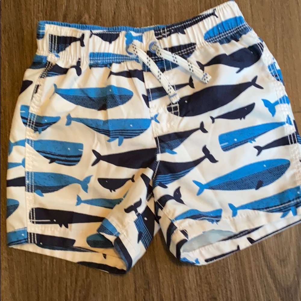 Gap whale swim trunks 18-24 months